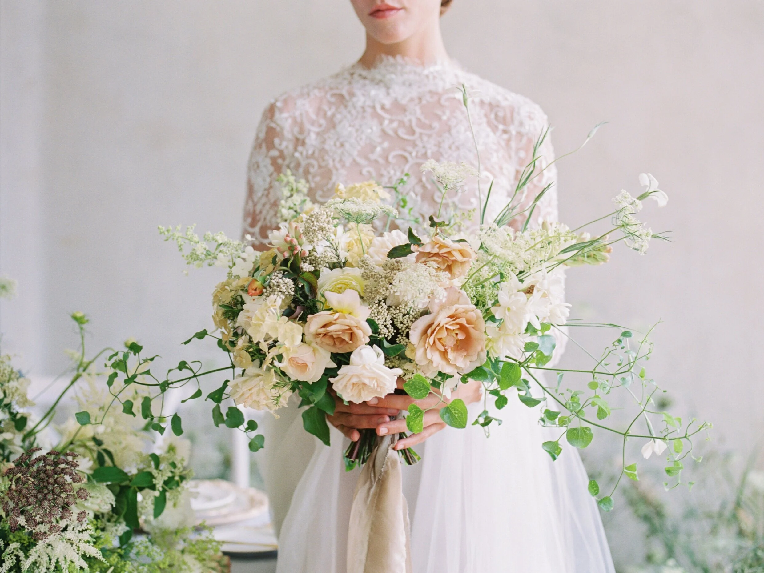 Fine-art wedding design in Pasadena